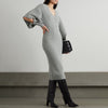 Elegant French Knitted Dress