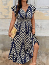 Summer Striped Maxi Dress