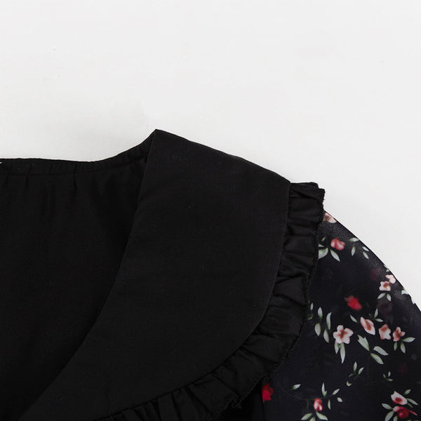 Ruffled Retro French Dress