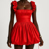 Halter Tube Top Sleeveless Short Dress