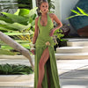Ruffled Slim Solid Two Piece Sets