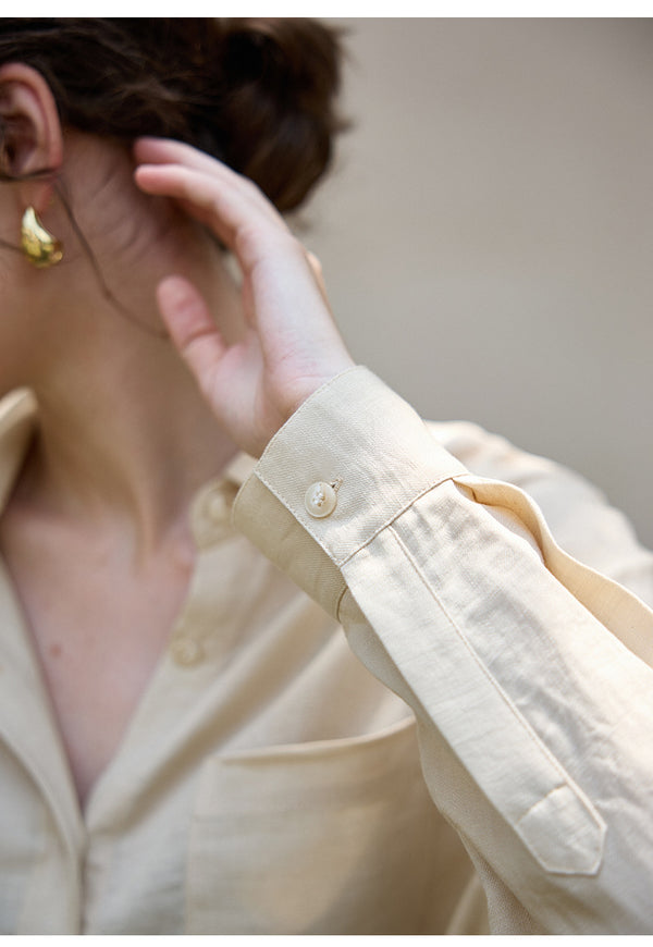 Tencel Linen Natural Texture Shacket