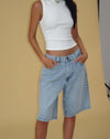 Retro Denim Cropped Pants