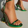 Metallic Platform Sandals