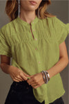 Linen Pleated Shirt