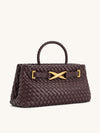 Woven Gold X Handbag