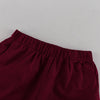 Casual Maroon Loose Top & Pants