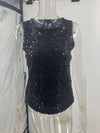 Vest Sequined Sleeveless Nightclub Tops