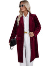 Velvet Trench Coat