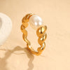 White Shell Ring