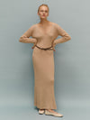 Solid Color Knitwear Dress