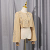 Diamond Inlaid High Waist Slimming Wide Leg Pants