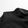 Cocoa Yacht Club Black Matte Satin Dress