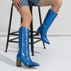 Metallic Western Boots
