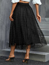 Elegant Mesh Skirt