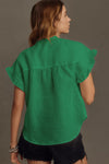 Linen Pleated Shirt