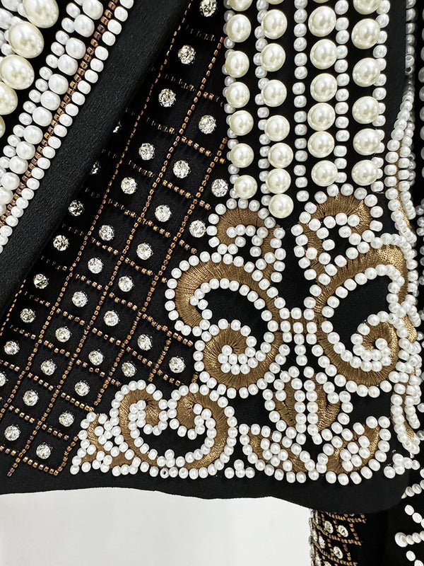 Beads & Rhinestones Short Jacket