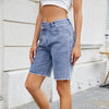 Casual Washed Out Denim Shorts