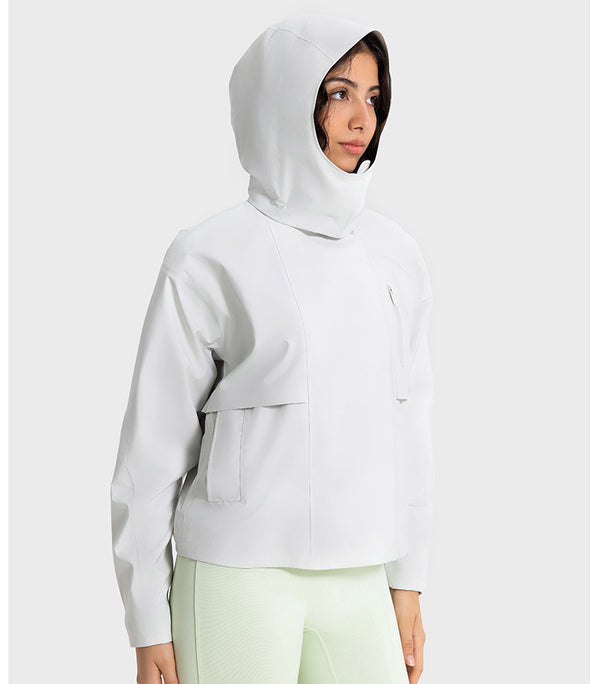 Removable Hooded Windbreaker Sports Jacket