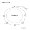 NMSB-E157-6 Steel Color White Diamond