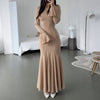 Autumn Elegant Slim Fit Sweater Long Dress
