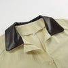 Retro Contrast Casual Jacket