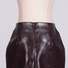 Elegant Hundred Stitch Mid Length Solid Color Hip Skirt