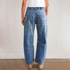 Retro Tattered Baggy Straight Denim Pants