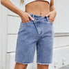 Casual Washed Out Denim Shorts