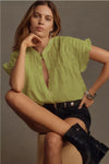 Linen Pleated Shirt