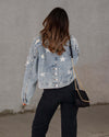 Cocoa Yacht Club Beads Loose Denim Jacket