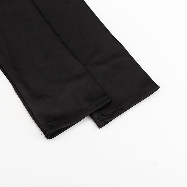 Lace Stitch Black Dress