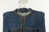 Padded Shoulder Denim Jacket