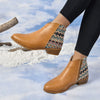 Western Pointed Toe Chunky Heel Martin Boots