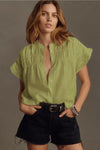Linen Pleated Shirt