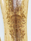 Snakeskin Leather Jacket & Flared Pants