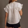 Linen Pleated Shirt