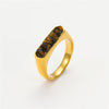 Vintage Inlaid Natural Stone Ring