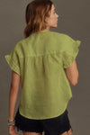 Linen Pleated Shirt