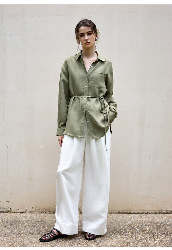 Tencel Linen Natural Texture Shacket