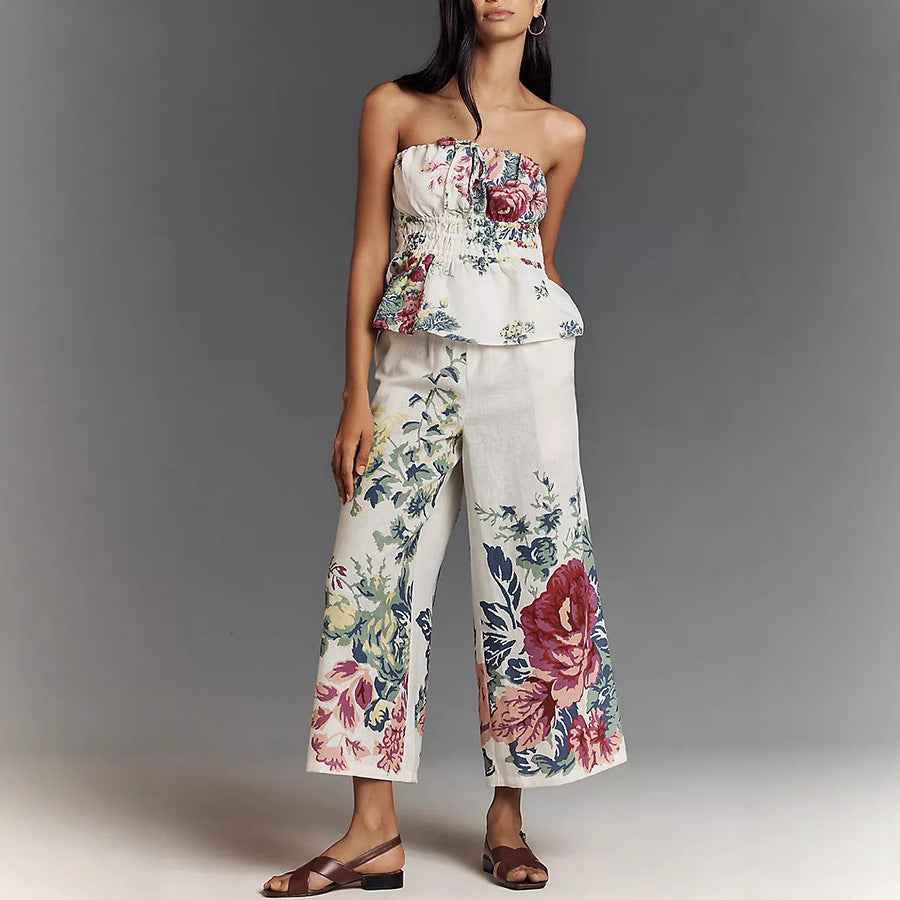 Floral Corset & Pants