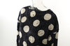 Loose Polka Dot Gold Two Tone Diamond Velvet Dress