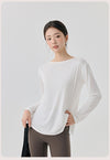 Slit Hemline Yoga Top