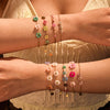 Floral Beaded Bracelet