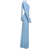 Slim Fit Backless Maxi Dress