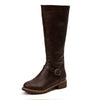 Leather Knight Boots