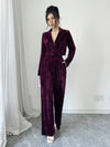 Velvet Blazer & Pants