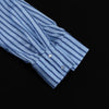 Blue Striped Long Sleeve Cardigan Casual Set