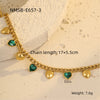 Classic Loving Heart Geometric Abstract Rhinestone Tassel Jewelry