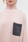 Knitted Loose Turtleneck Women Sweater